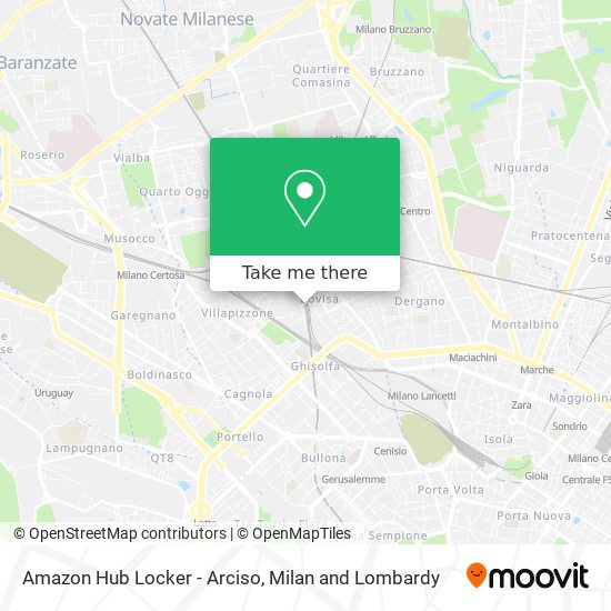 Amazon Hub Locker - Arciso map