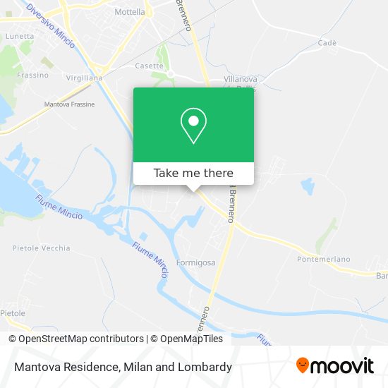 Mantova Residence map