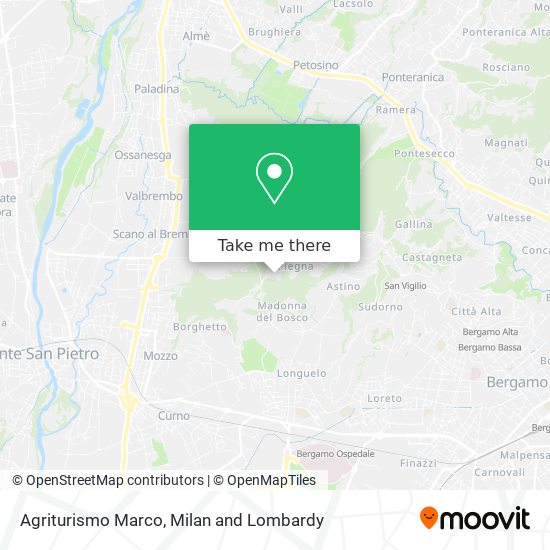 Agriturismo Marco map