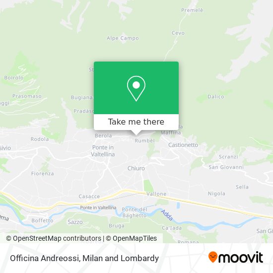 Officina Andreossi map