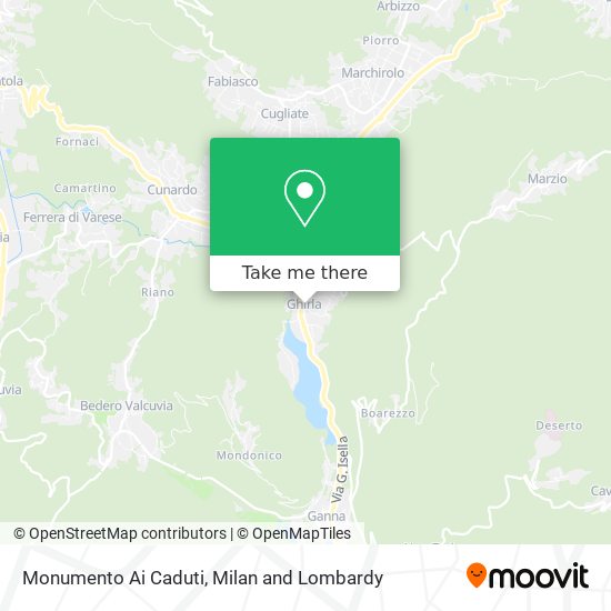 Monumento Ai Caduti map