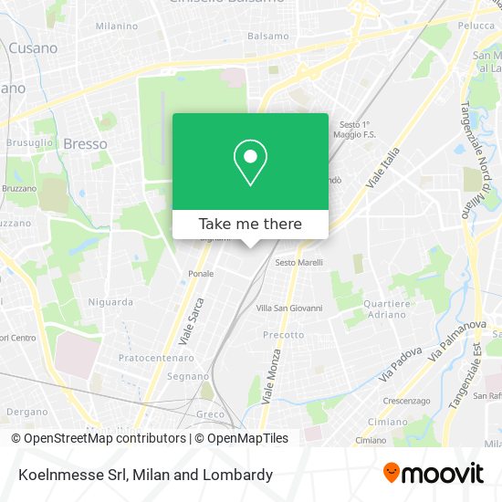 Koelnmesse Srl map