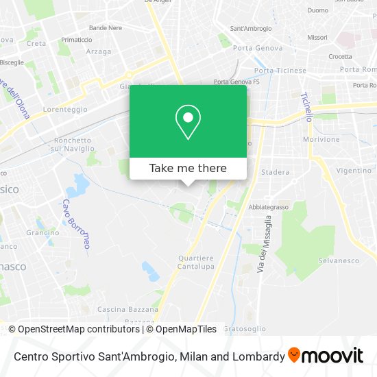 Centro Sportivo Sant'Ambrogio map