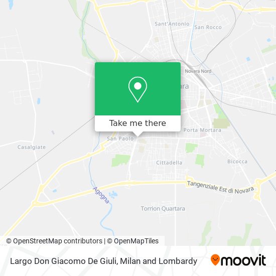 Largo Don Giacomo De Giuli map