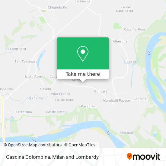 Cascina Colombina map