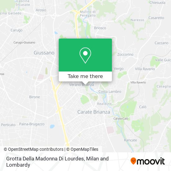 Grotta Della Madonna Di Lourdes map