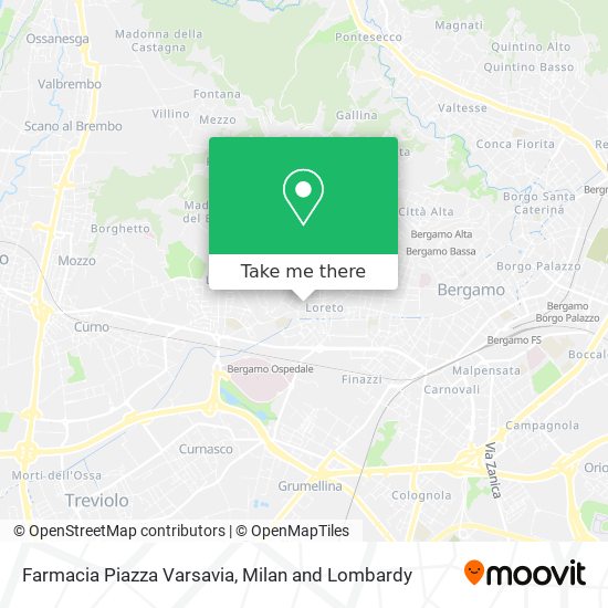 Farmacia Piazza Varsavia map