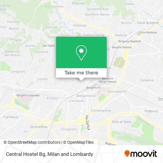 Central Hostel Bg map