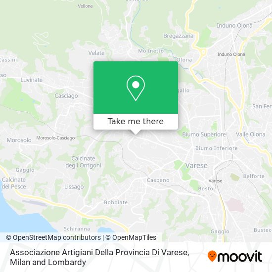 Associazione Artigiani Della Provincia Di Varese map