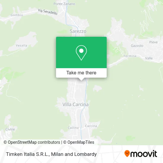 Timken Italia S.R.L. map