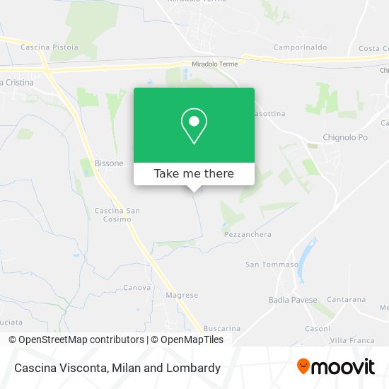 Cascina Visconta map