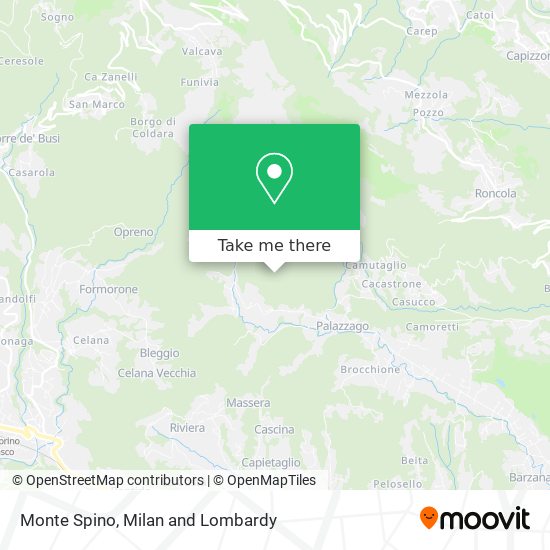 Monte Spino map
