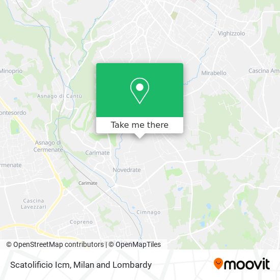Scatolificio Icm map