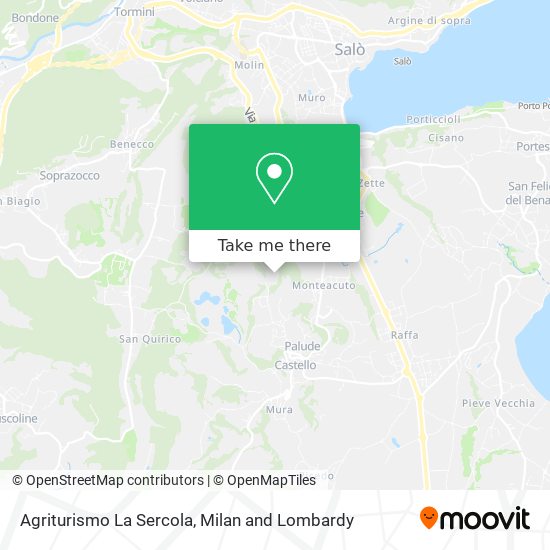 Agriturismo La Sercola map