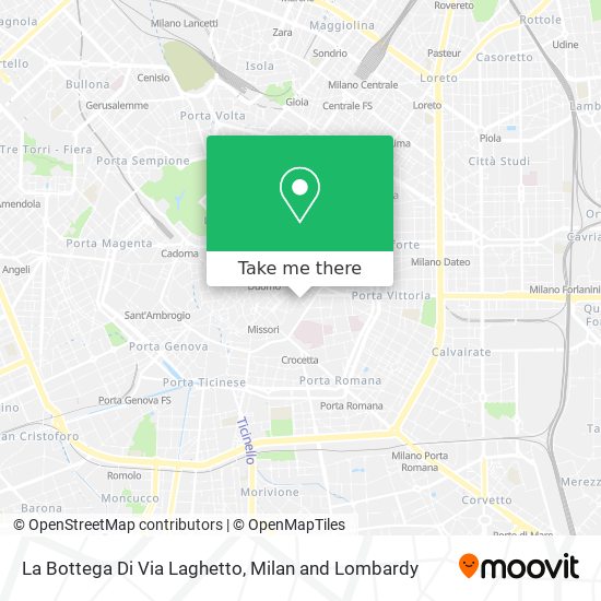 La Bottega Di Via Laghetto map
