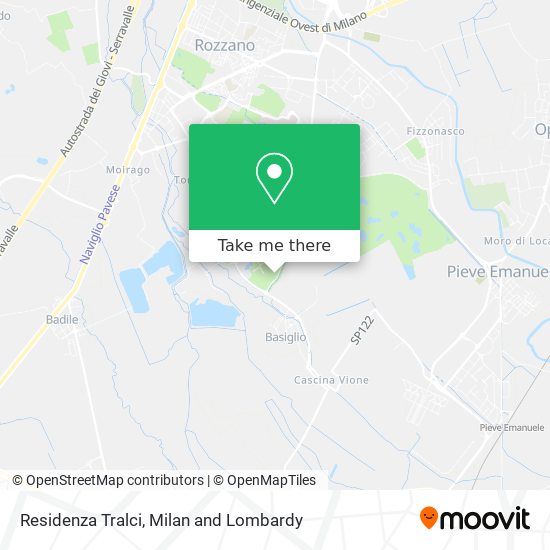 Residenza Tralci map