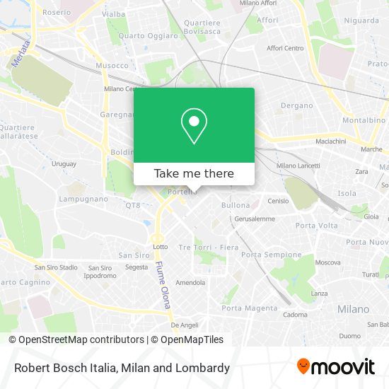 Robert Bosch Italia map