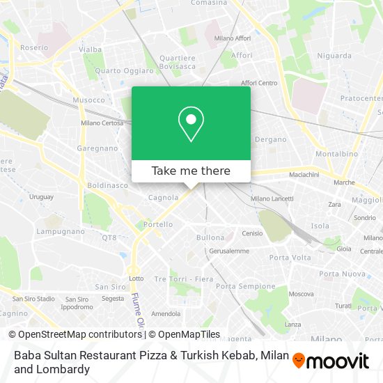 Baba Sultan Restaurant Pizza & Turkish Kebab map