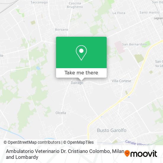 Ambulatorio Veterinario Dr. Cristiano Colombo map