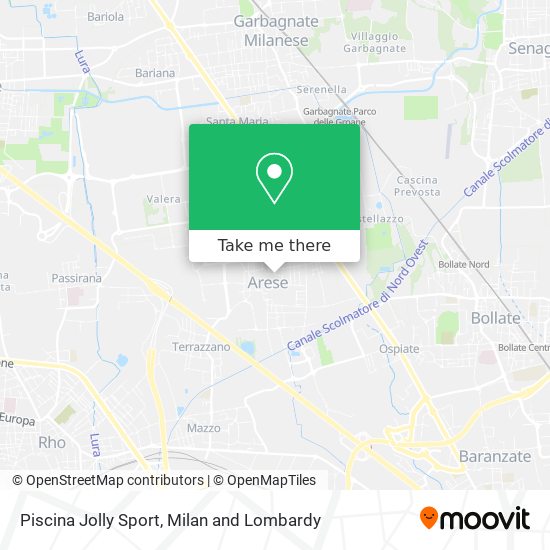 Piscina Jolly Sport map