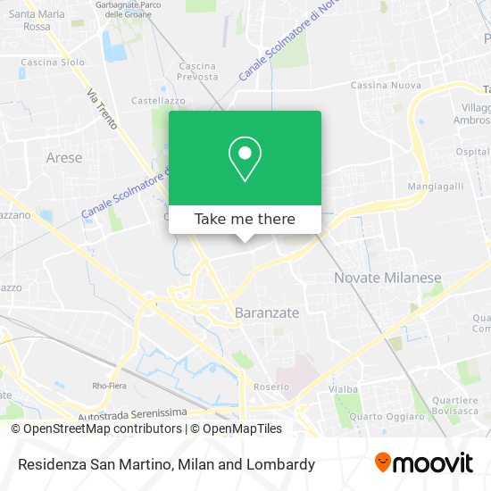 Residenza San Martino map