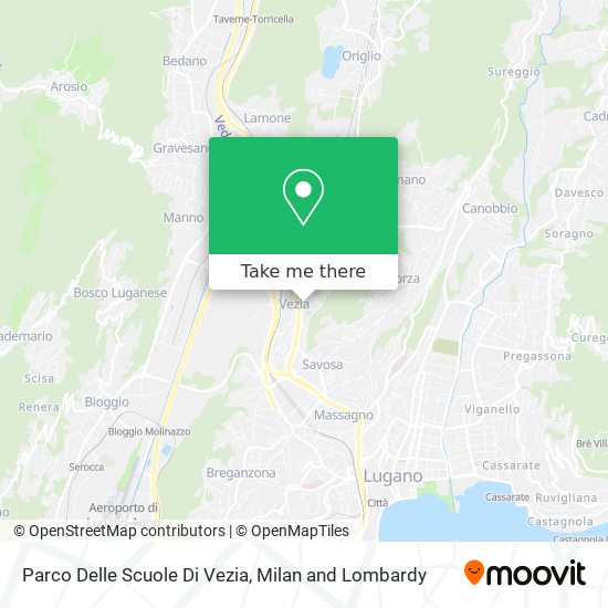 Parco Delle Scuole Di Vezia map