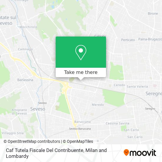 Caf Tutela Fiscale Del Contribuente map