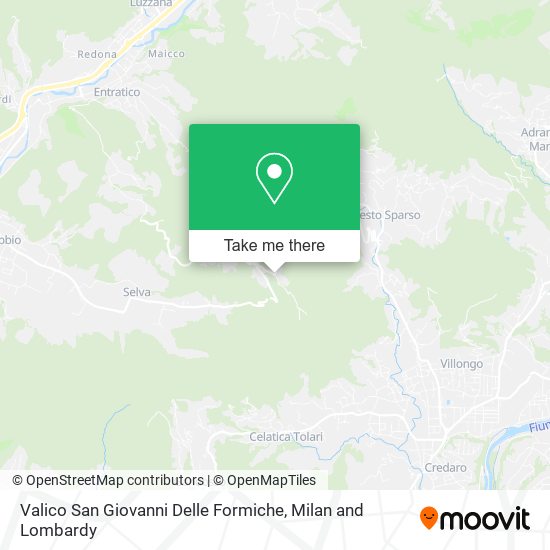 Valico San Giovanni Delle Formiche map