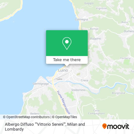 Albergo Diffuso ""Vittorio Sereni"" map