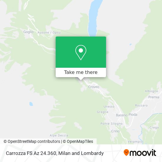 Carrozza FS Az 24.360 map