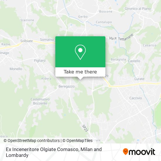 Ex Inceneritore Olgiate Comasco map