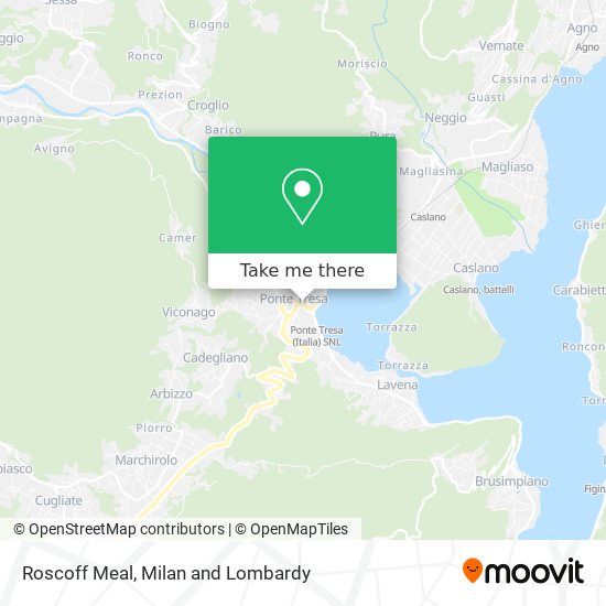 Roscoff Meal map
