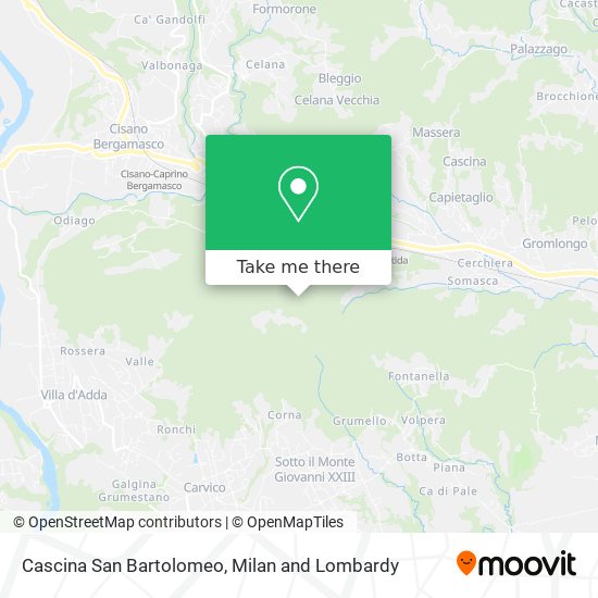 Cascina San Bartolomeo map