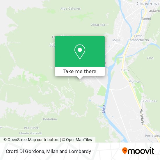 Crotti Di Gordona map