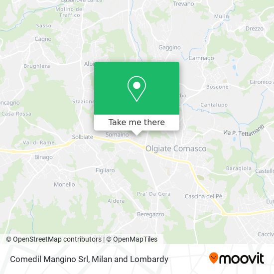 Comedil Mangino Srl map