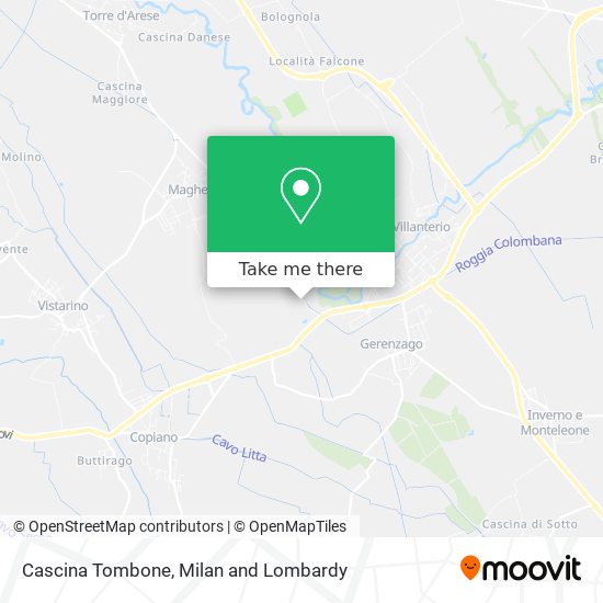 Cascina Tombone map