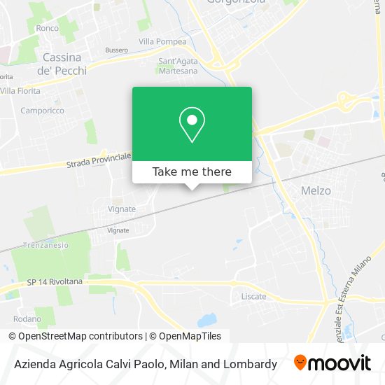 Azienda Agricola Calvi Paolo map