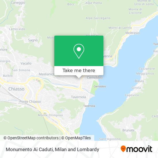 Monumento Ai Caduti map