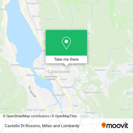 Castello Di Rossino map
