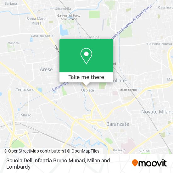 Scuola Dell'Infanzia Bruno Munari map