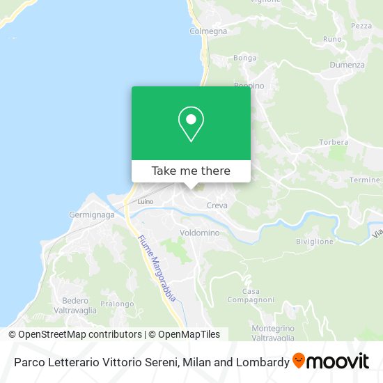 Parco Letterario Vittorio Sereni map