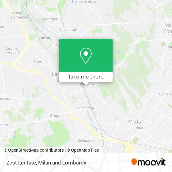 Zest Lentate map