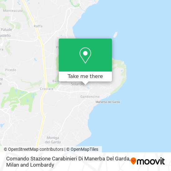 Comando Stazione Carabinieri Di Manerba Del Garda map