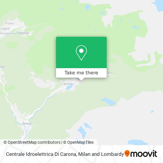 Centrale Idroelettrica Di Carona map