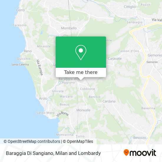 Baraggia Di Sangiano map