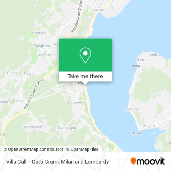 Villa Galli - Gatti Grami map