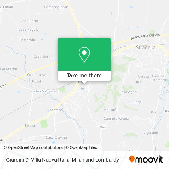 Giardini Di Villa Nuova Italia map