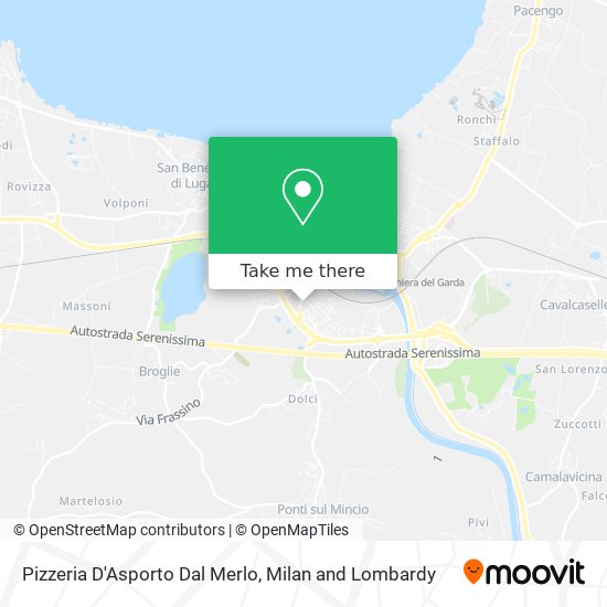 Pizzeria D'Asporto Dal Merlo map
