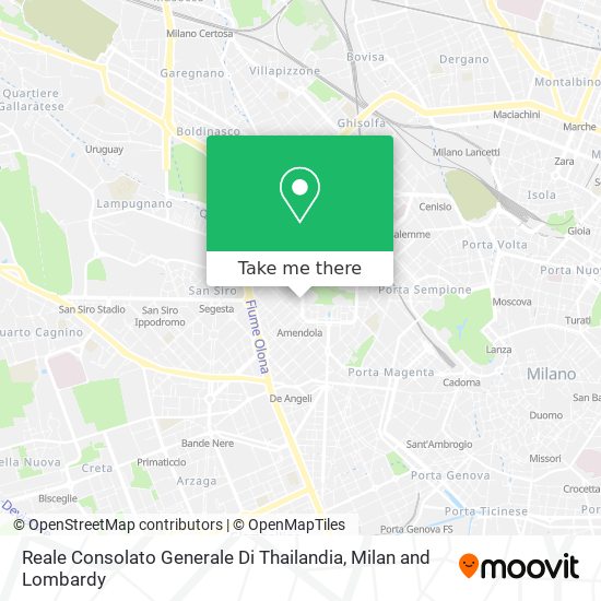 Reale Consolato Generale Di Thailandia map