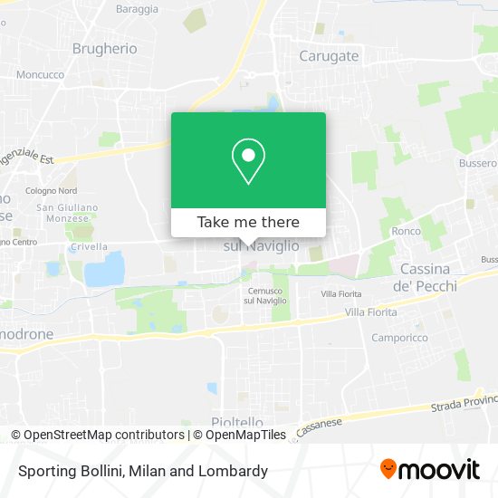 Sporting Bollini map